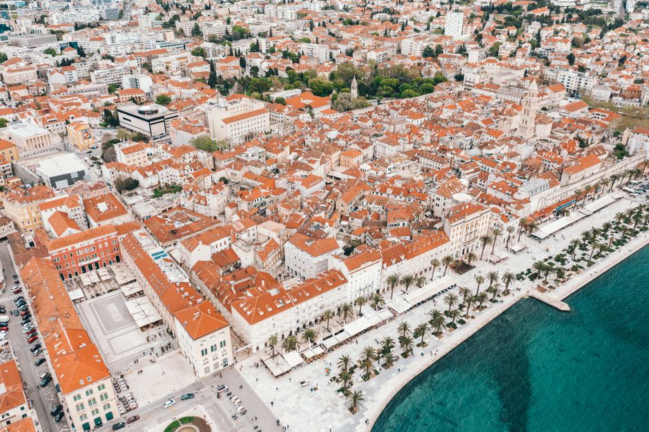 Split, Hrvatska — lokacija salona Ljepotela